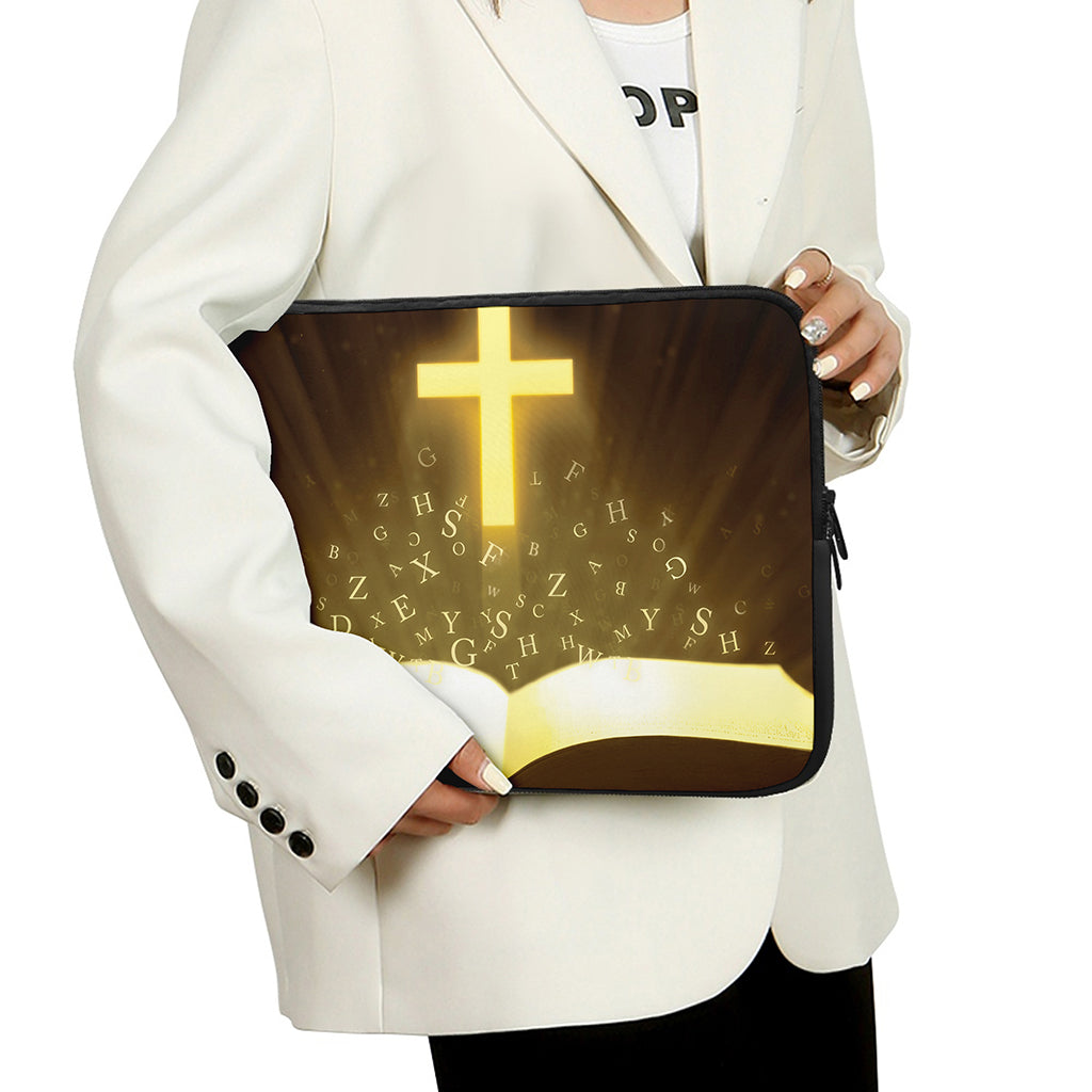 Christian Holy Bible Print Laptop Sleeve