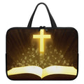Christian Holy Bible Print Laptop Sleeve With Handle