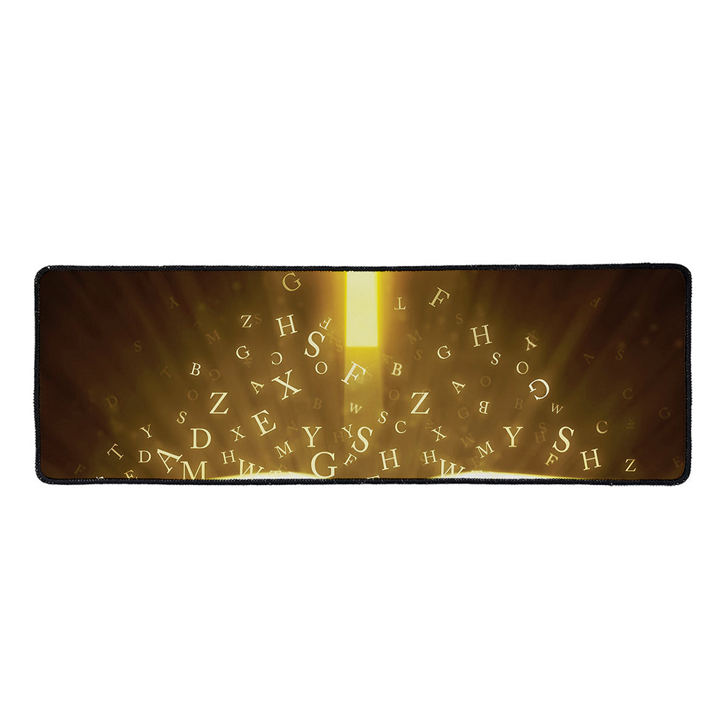 Christian Holy Bible Print Long Kitchen Mat