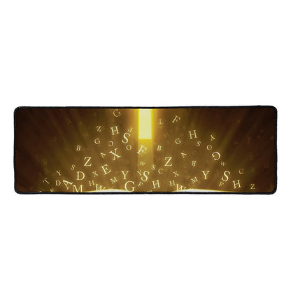 Christian Holy Bible Print Long Kitchen Mat