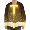 Christian Holy Bible Print Long Sleeve Baseball Jersey