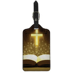 Christian Holy Bible Print Luggage Tag