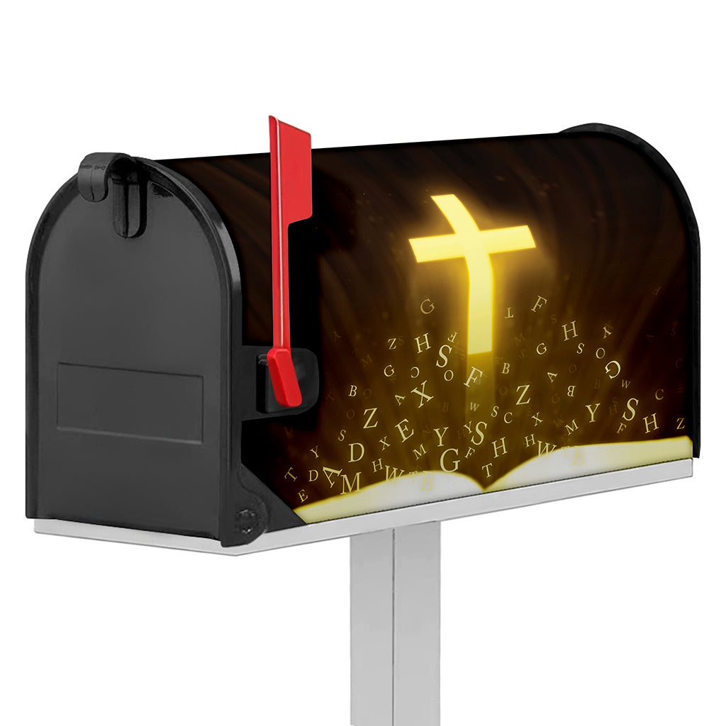 Christian Holy Bible Print Mailbox Cover