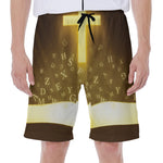 Christian Holy Bible Print Men's Beach Shorts