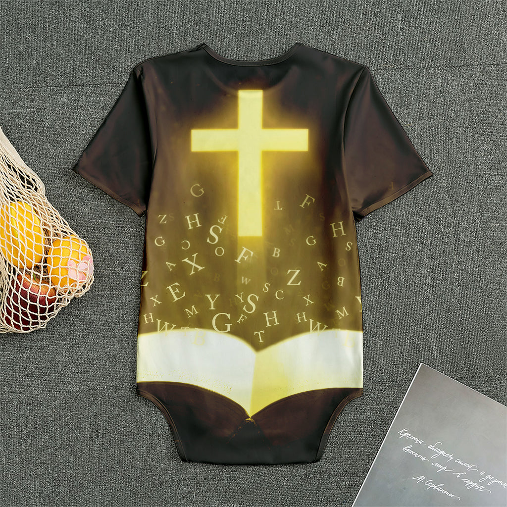 Christian Holy Bible Print Men's Bodysuit