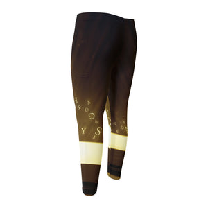 Christian Holy Bible Print Men's Compression Pants