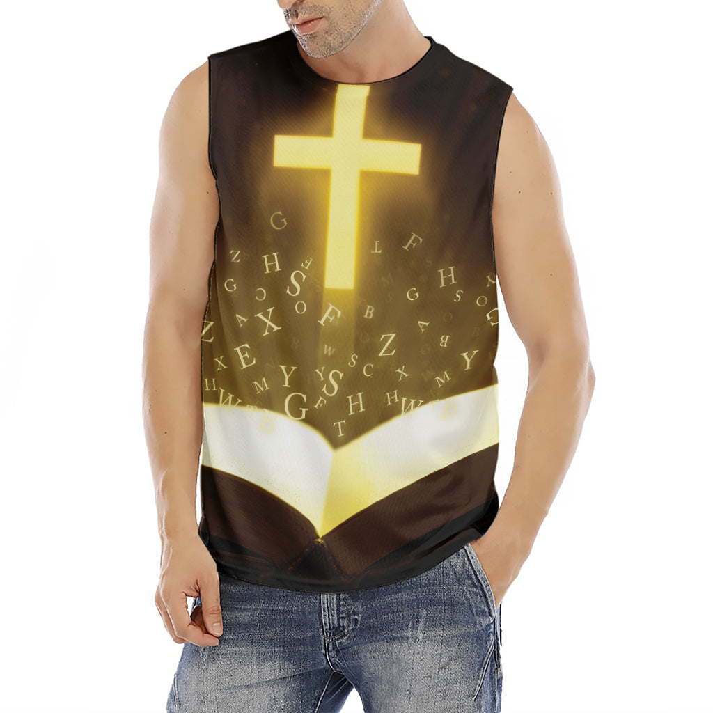 Christian Holy Bible Print Men's Fitness Tank Top