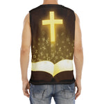 Christian Holy Bible Print Men's Fitness Tank Top