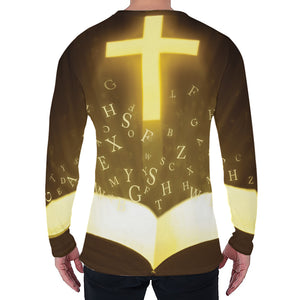 Christian Holy Bible Print Men's Long Sleeve T-Shirt