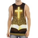 Christian Holy Bible Print Men's Muscle Tank Top