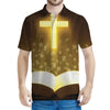 Christian Holy Bible Print Men's Polo Shirt