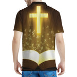 Christian Holy Bible Print Men's Polo Shirt