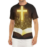 Christian Holy Bible Print Men's Short Sleeve Rash Guard