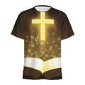 Christian Holy Bible Print Men's Athletic T-Shirt