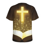 Christian Holy Bible Print Men's Sports T-Shirt