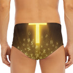 Christian Holy Bible Print Men's Triangle Swim Briefs