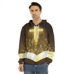 Christian Holy Bible Print Men's Velvet Pullover Hoodie