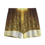 Christian Holy Bible Print Mesh Shorts