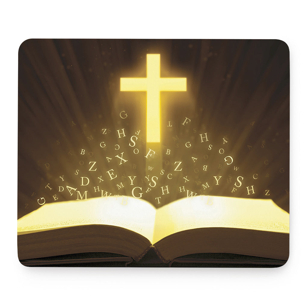 Christian Holy Bible Print Mouse Pad