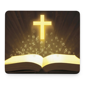 Christian Holy Bible Print Mouse Pad