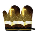 Christian Holy Bible Print Oven Mitts