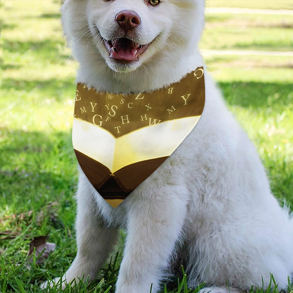 Christian Holy Bible Print Over The Collar Dog Bandana