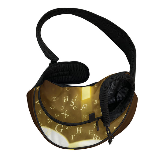 Christian Holy Bible Print Pet Sling Carrier