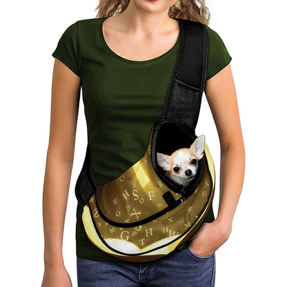 Christian Holy Bible Print Pet Sling Carrier