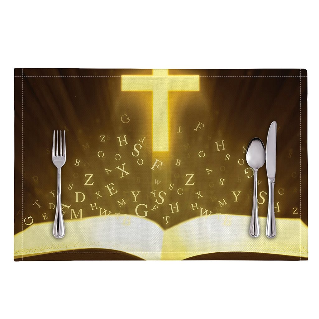 Christian Holy Bible Print Placemat