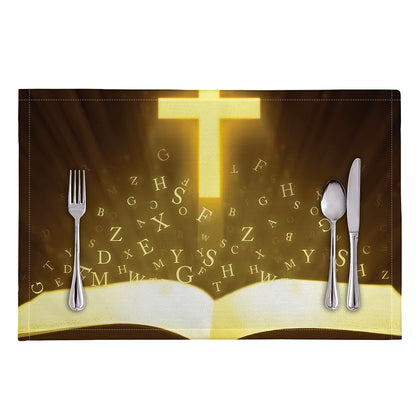 Christian Holy Bible Print Placemat