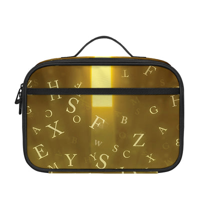 Christian Holy Bible Print Portable Lunch Bag