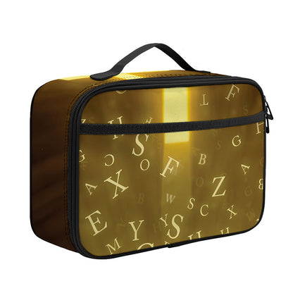 Christian Holy Bible Print Portable Lunch Bag