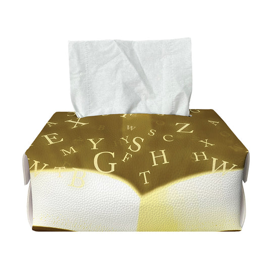 Christian Holy Bible Print Rectangle Tissue Box Cover