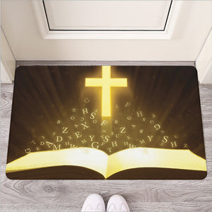 Christian Holy Bible Print Rubber Doormat