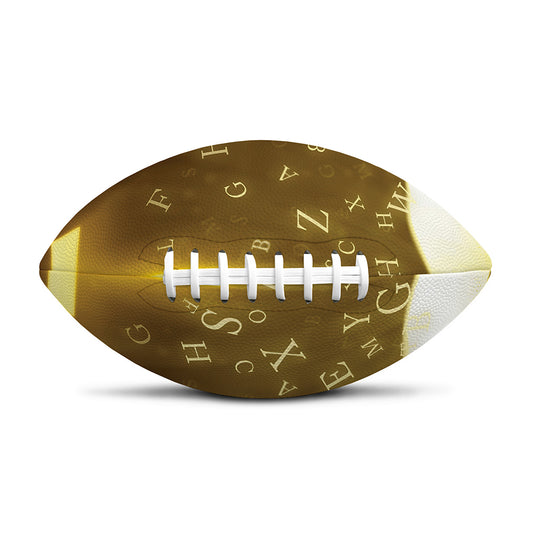 Christian Holy Bible Print Rugby Ball