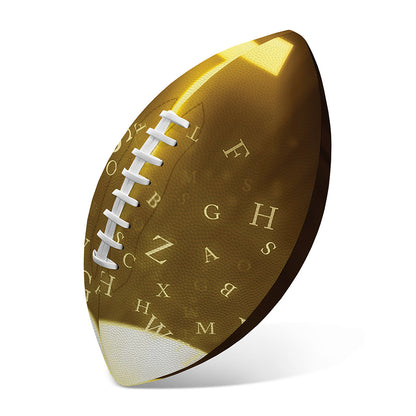 Christian Holy Bible Print Rugby Ball