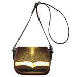 Christian Holy Bible Print Saddle Bag