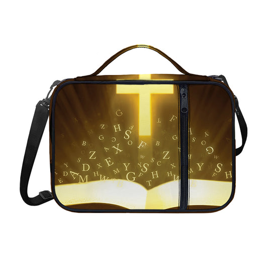 Christian Holy Bible Print Shoulder Strap Bible Bag