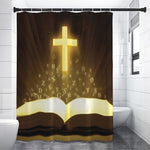 Christian Holy Bible Print Shower Curtain