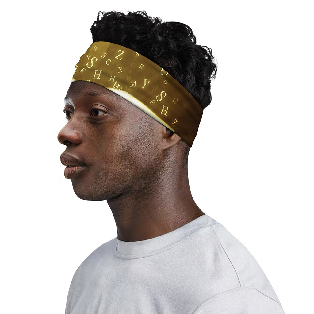 Christian Holy Bible Print Sports Headband