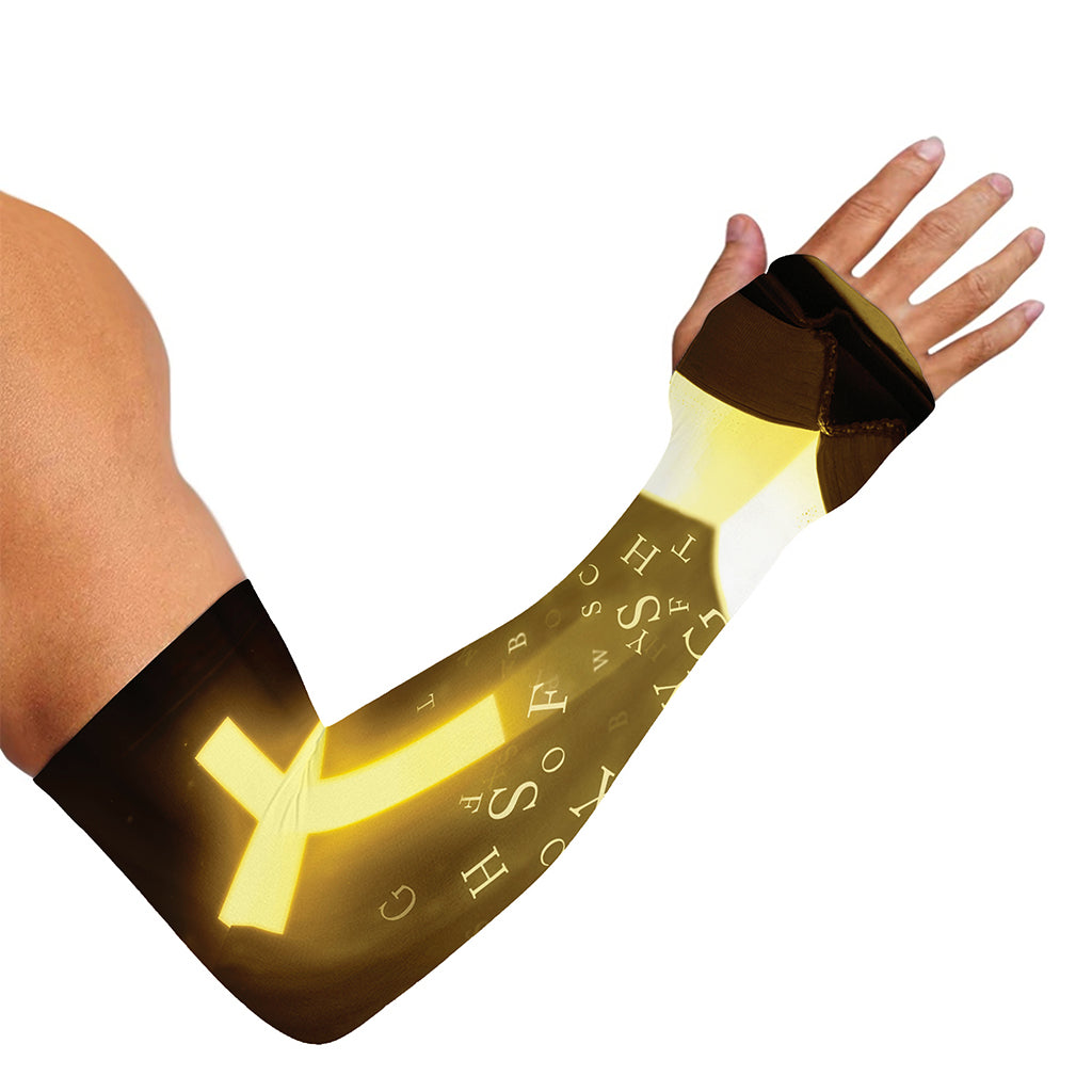 Christian Holy Bible Print Sun Protection Arm Sleeves