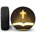 Christian Holy Bible Print Tire Cover