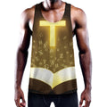 Christian Holy Bible Print Men's Workout Tank Top