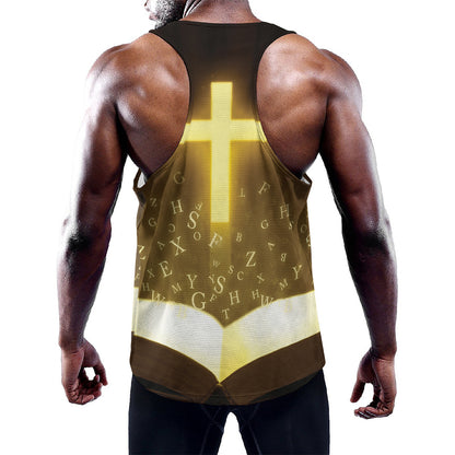 Christian Holy Bible Print Training Tank Top