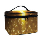 Christian Holy Bible Print Travel Makeup Bag