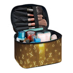 Christian Holy Bible Print Travel Makeup Bag