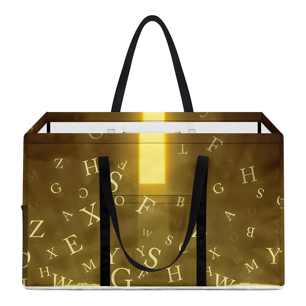 Christian Holy Bible Print Utility Tote Bag