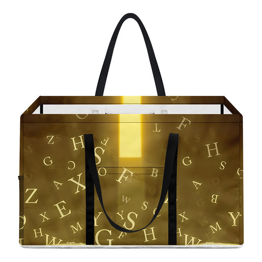 Christian Holy Bible Print Utility Tote Bag