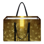 Christian Holy Bible Print Utility Tote Bag