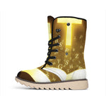 Christian Holy Bible Print Winter Boots